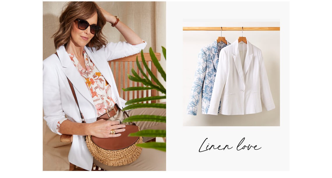 Cool and light linen cover